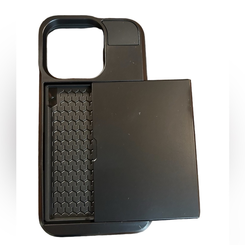 🆕 IPhone 14 Pro Black Wallet Case